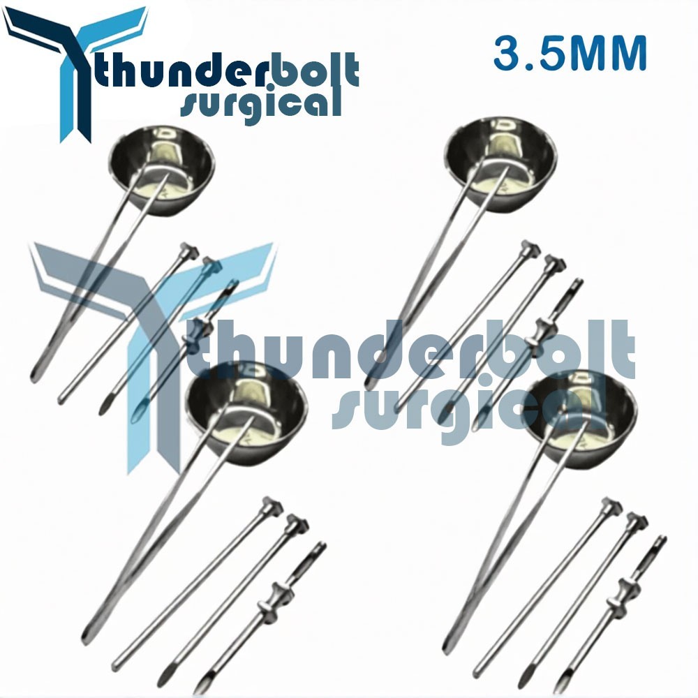 HRT Trocar 4 Kits 3.5mm Hormone Replacement Pellet Insertion Trocar Set