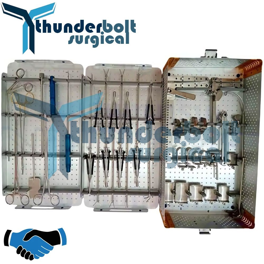Basic Valve XS Surgery Instruments Set Cardiac Surgery Set With Aluminum Box