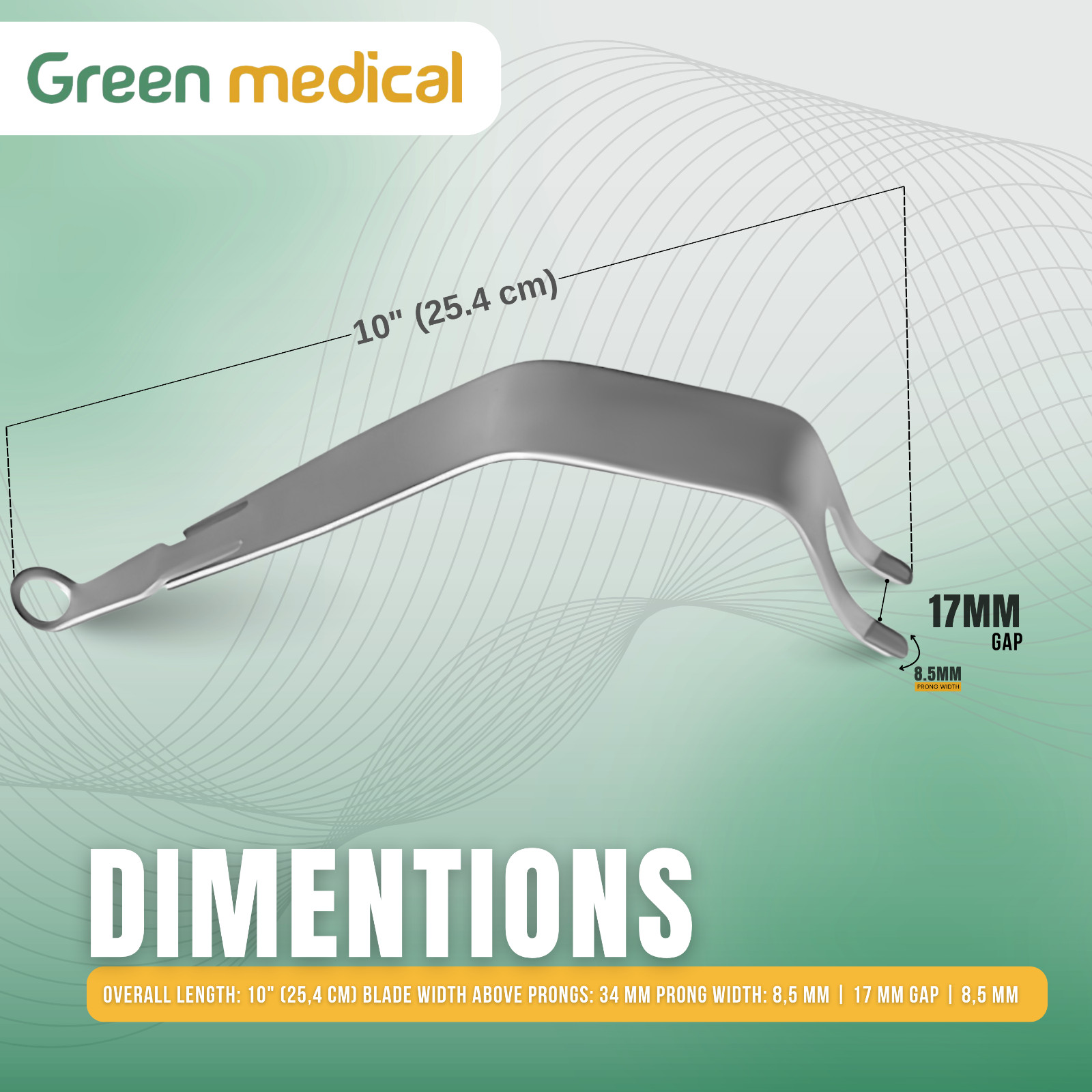 Wide PCL Retractor–MIS Modified Posterior Cruciate Ligament Surgical Instrument