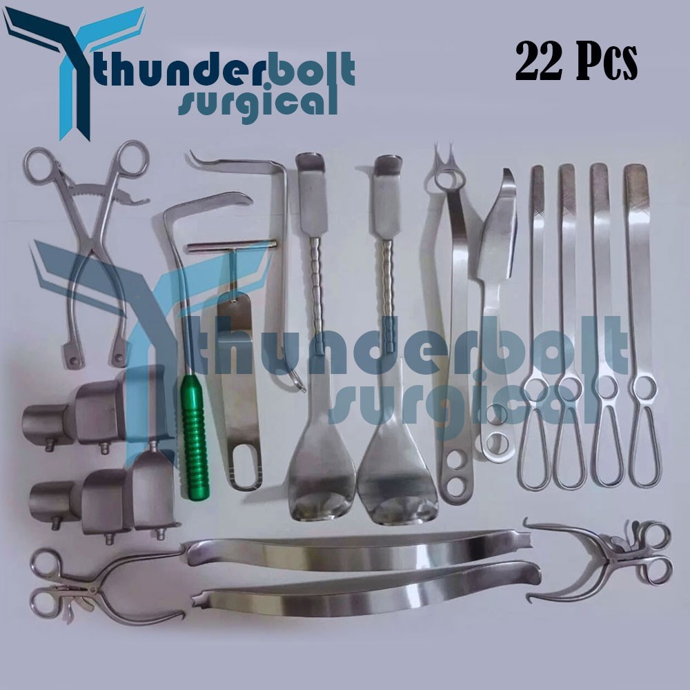 Shoulder Surgery Retractor System, German Stell Orthopedic Instrument Set 22 pcs