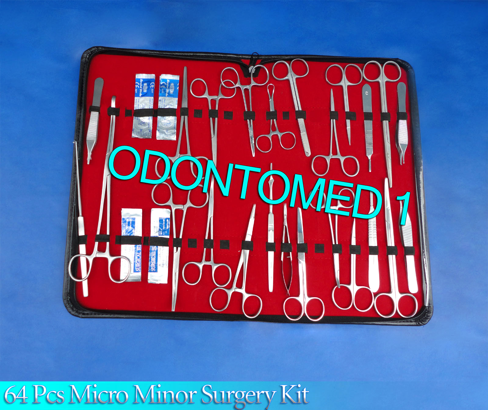 64 Pcs Minor Micro Surgery Instrument Surgical Instrument Kit