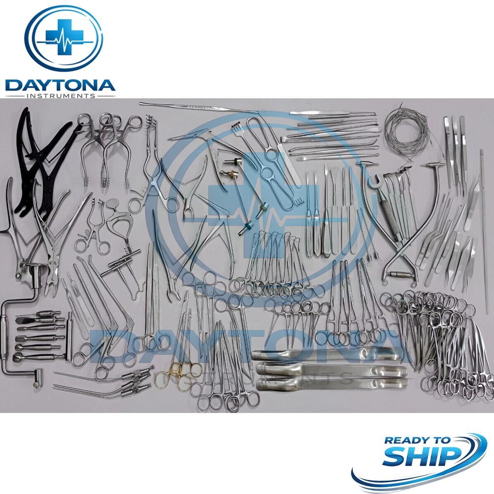 Craniotomy Set 133 PCs For Neuro Surgery Stainless Steel Instruments
