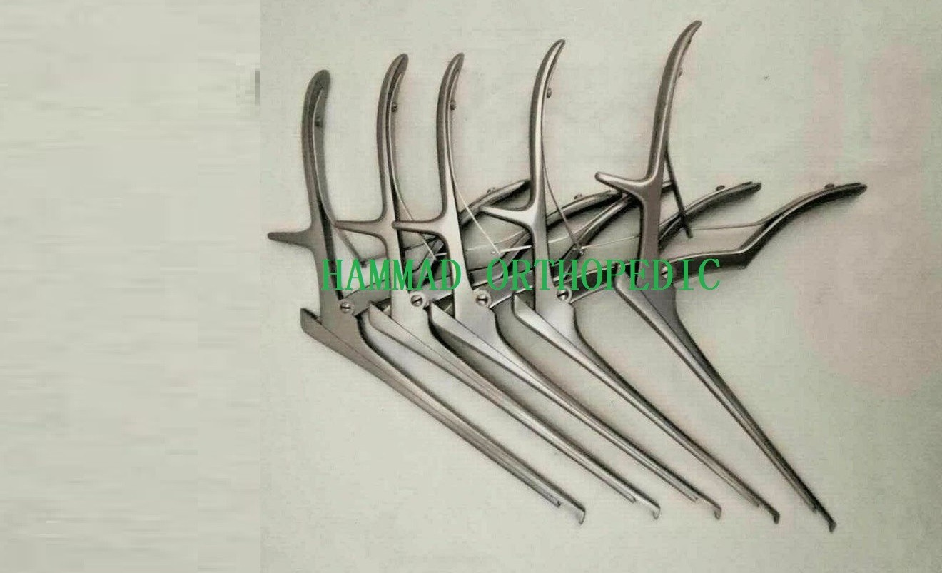 Premium Kerrison Rongeurs Cervical Set 5 Pcs Orthopedic Surgical SS