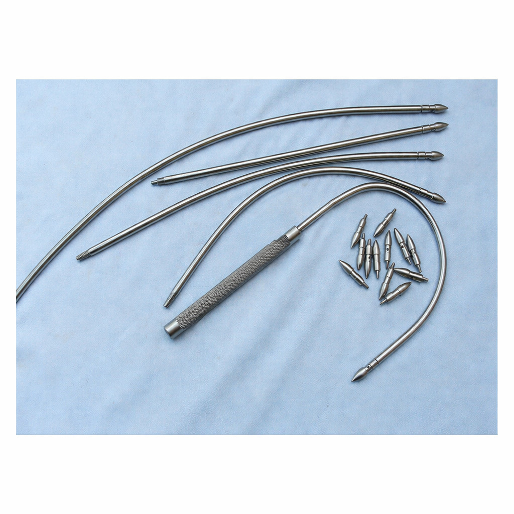 Vascular Set Fistula Tunneler Set 11 PCs Stainless Steel Manual Orthopedic surgi