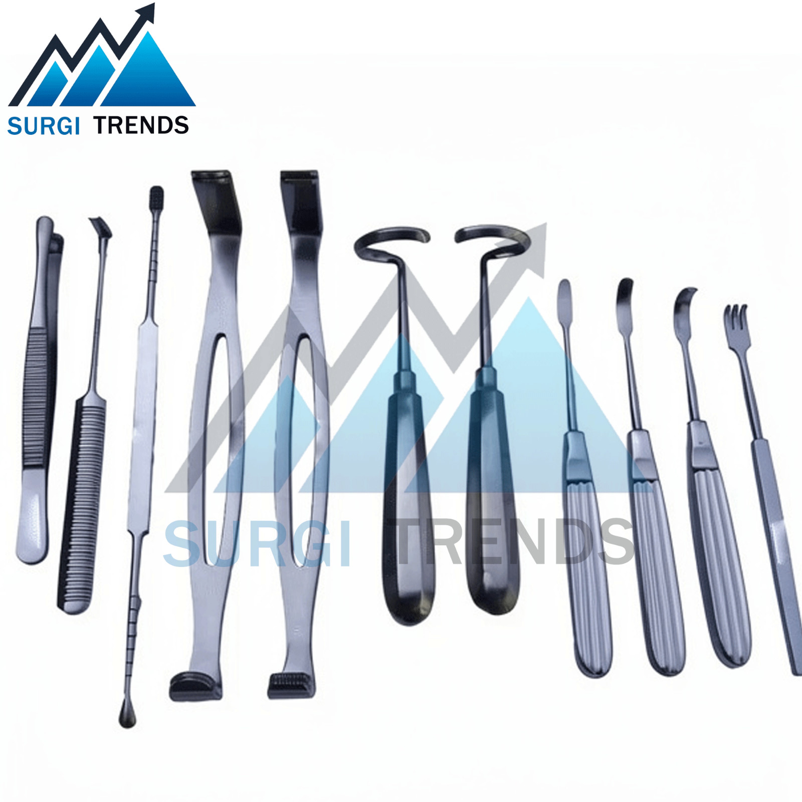 DANIEL GUBISCH RIB HARVEST SET OF 11 Pcs, Plastic Surgery Instruments