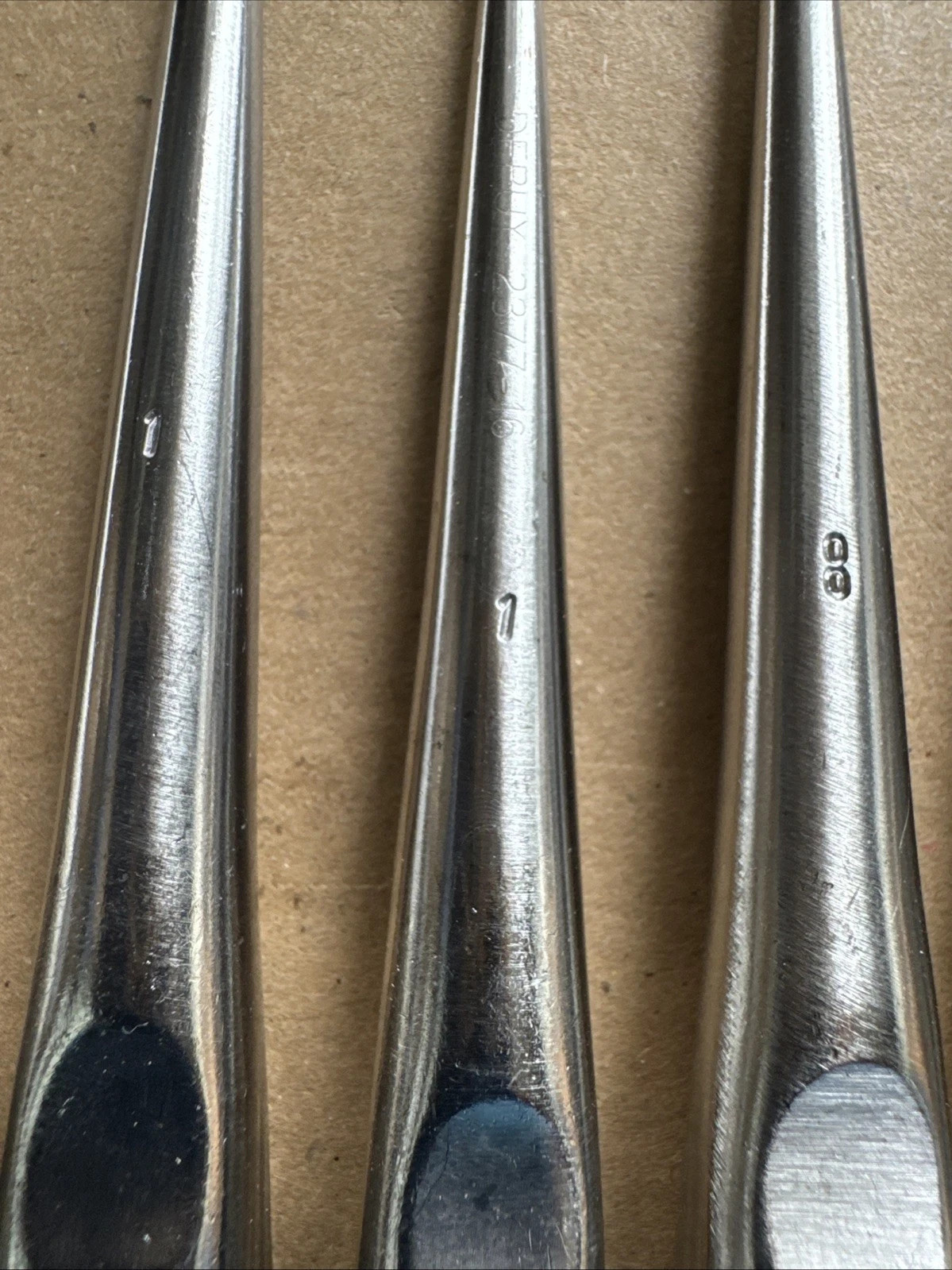 Brun Oval Cup Curette Surgical Orthopedic Instrument Stainless Steel Set of 5