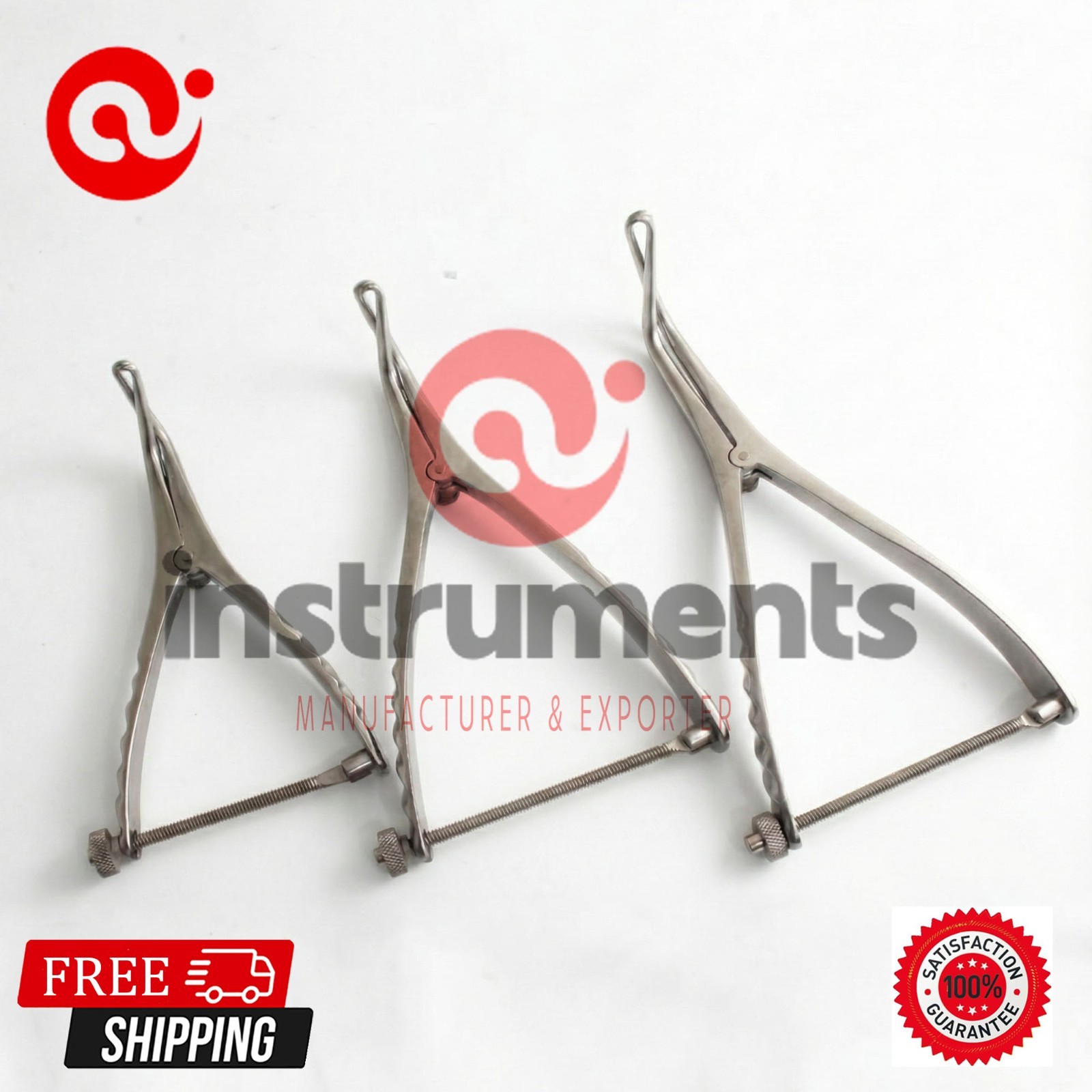 Stifle Distractor with Spinlock 15cm,19cm,21cm 3pcs set orthopedic Instrument Ai