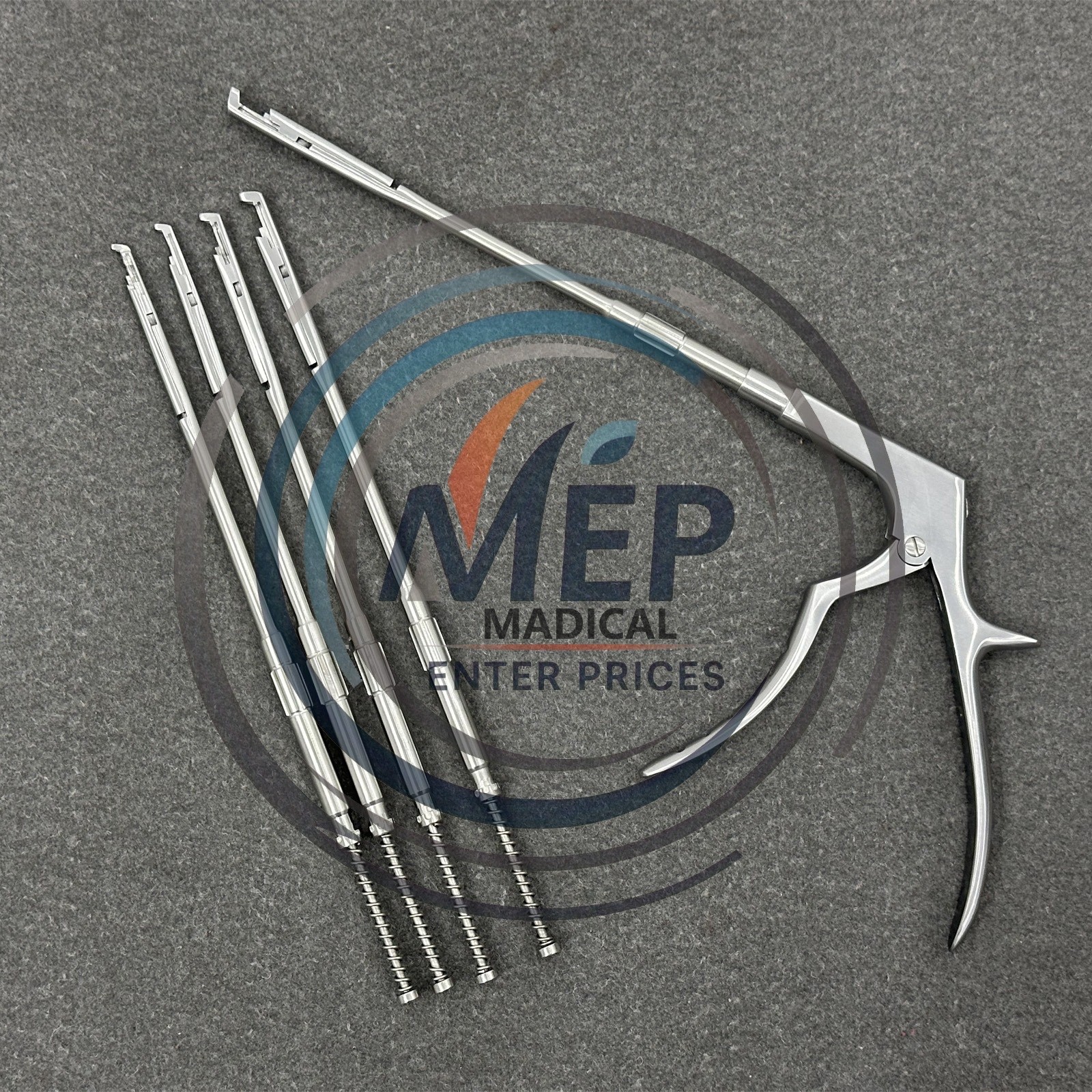 Interlaminar Kerrison Rotating Rongeur Set Spine Surgery Orthopedic Instruments