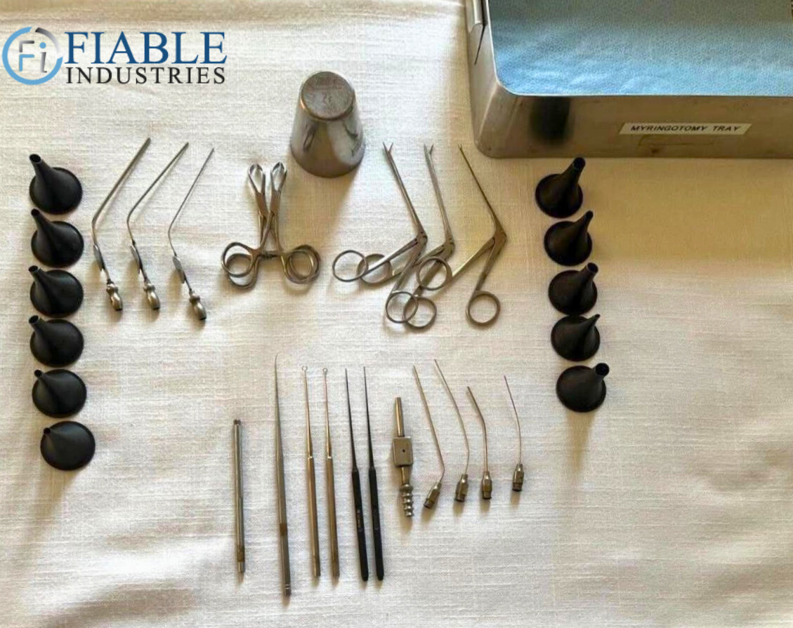 Shea Ear Operation Myringotomy Surgical Instruments Set | ENT Precision Tools