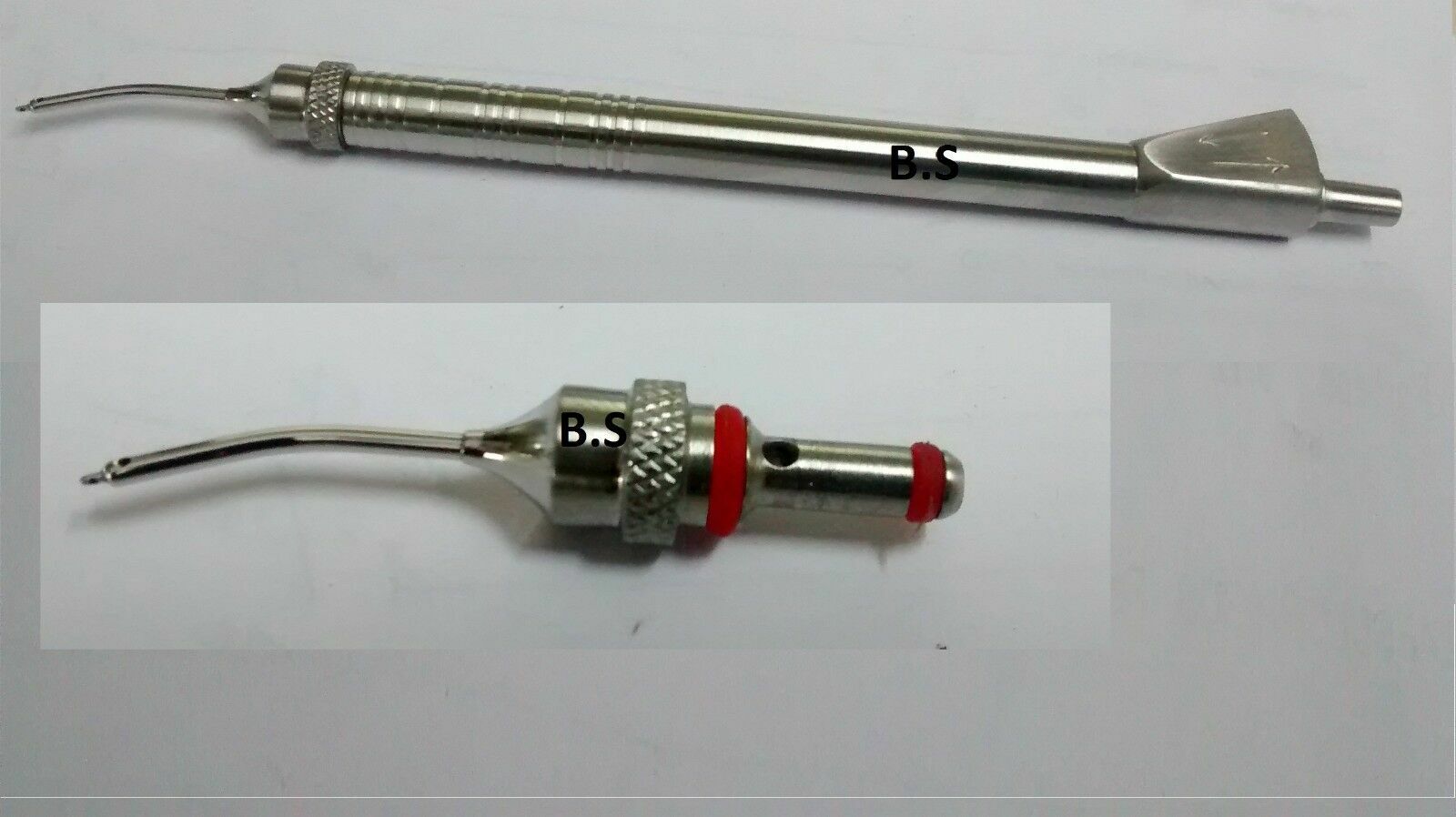 SS I/A Irrigation Aspiration Handpiece Phaco Curved Tip Ophthalmic High Quality