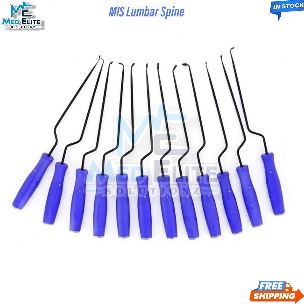 Basic MIS Lumbar Spine Surgery Curettes Set of 12Pcs Instruments Top Quality