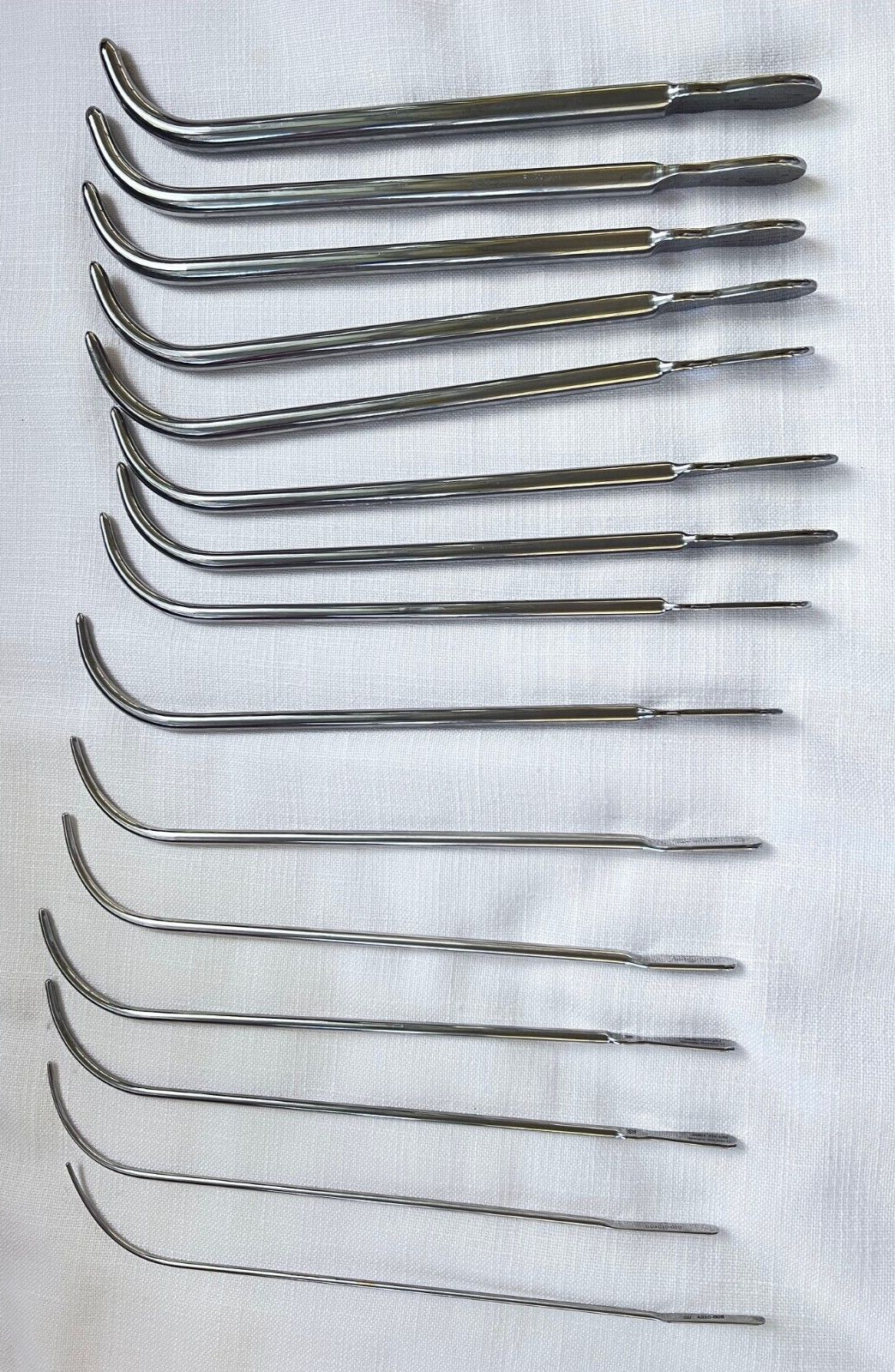 Jarit Male Urethral Sound Curved Dilator Lot 15 Germany Stainless Steel