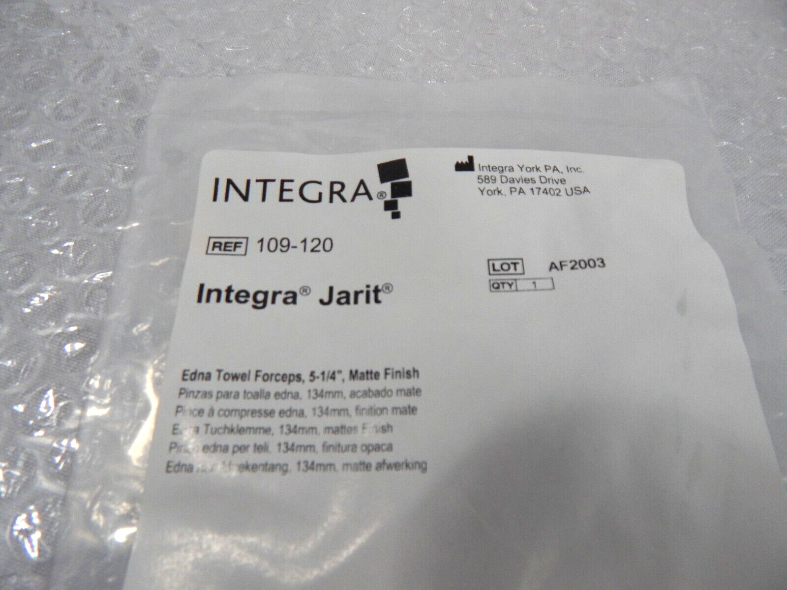 INTEGRA JARIT 109-120 EDNA TOWEL FORCEPS 5-1/4”