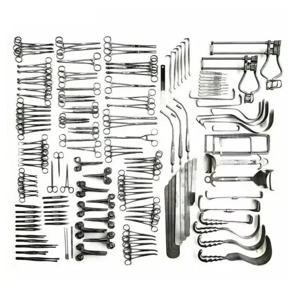 197 pcs Laparotomy Surgery Set – Surgical Premium Quality Instruments