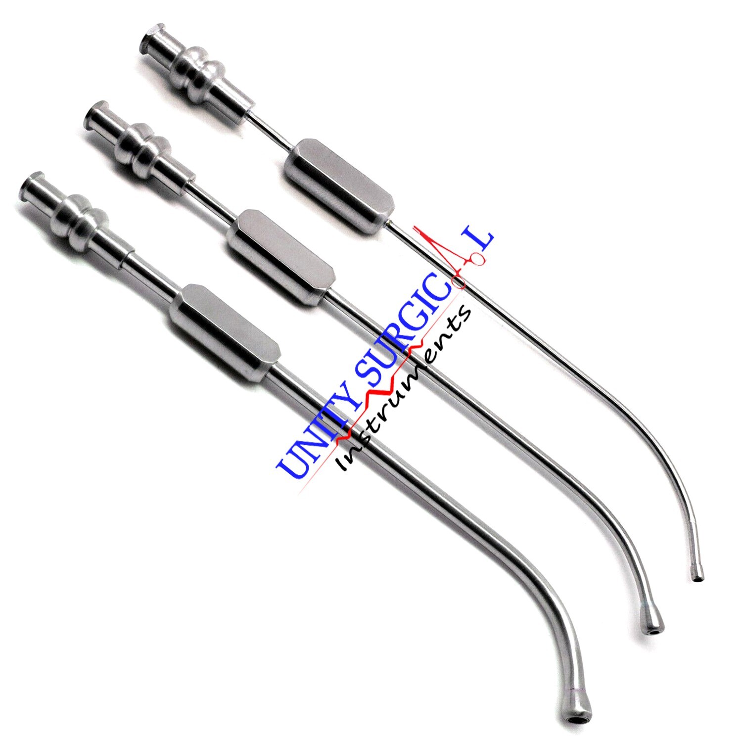 Dental Cannula Sinus Suction Tubes 2.5mm, 3mm & 4mm Surgical Instruments 3X