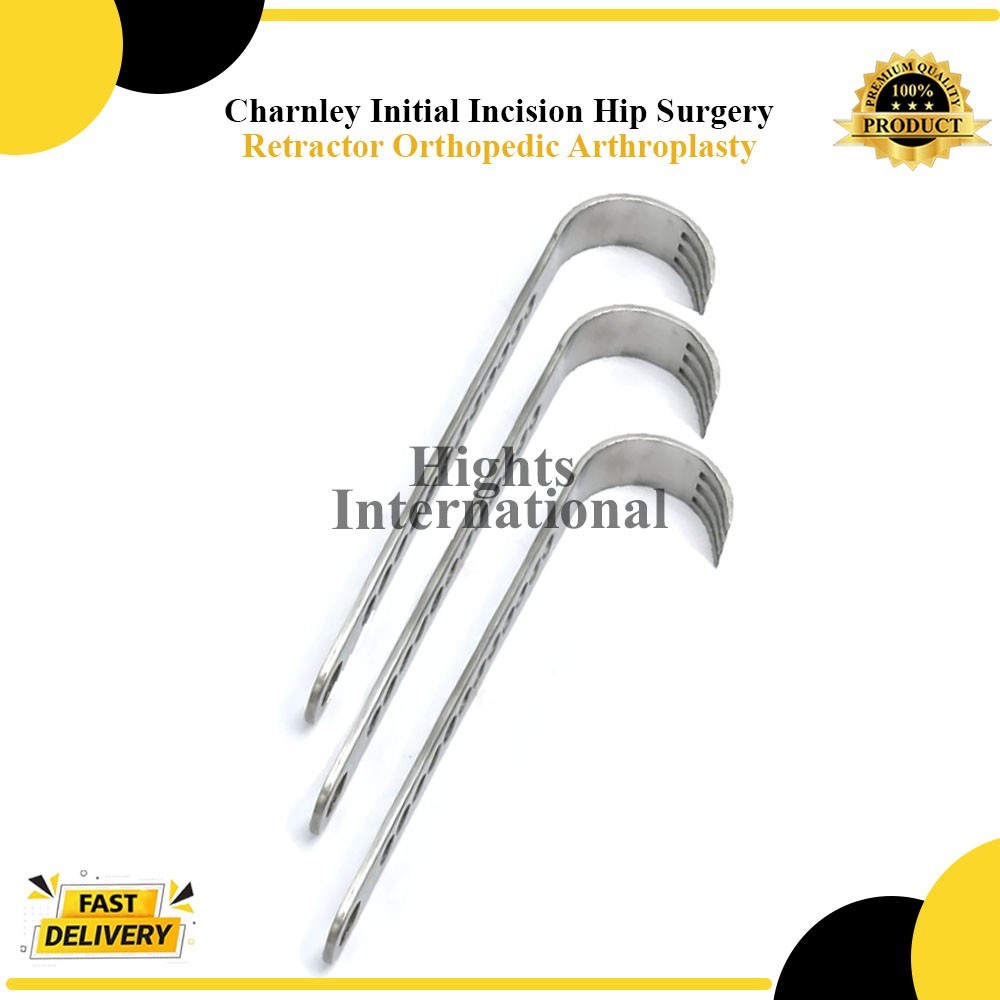 Charnley Initial Incision Hip Surgery Retractor Orthopedic Arthroplasty