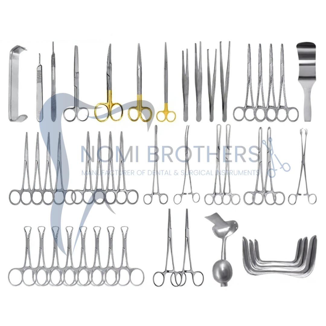 43 Pcs Basic Vaginal Surgical Kit – OBGYN Instruments German Stainless Steel