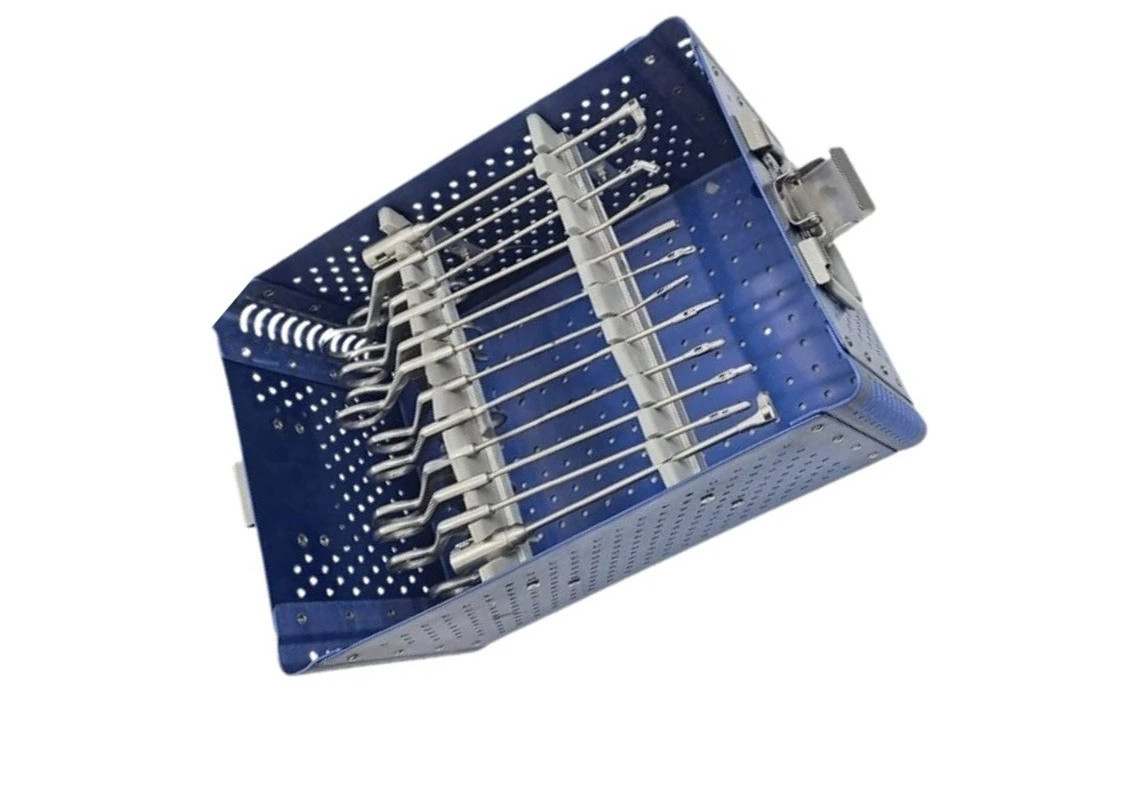 New Arthroscopy Knee Forceps Set of 12 Pcs With Sterilization Aluminum Box