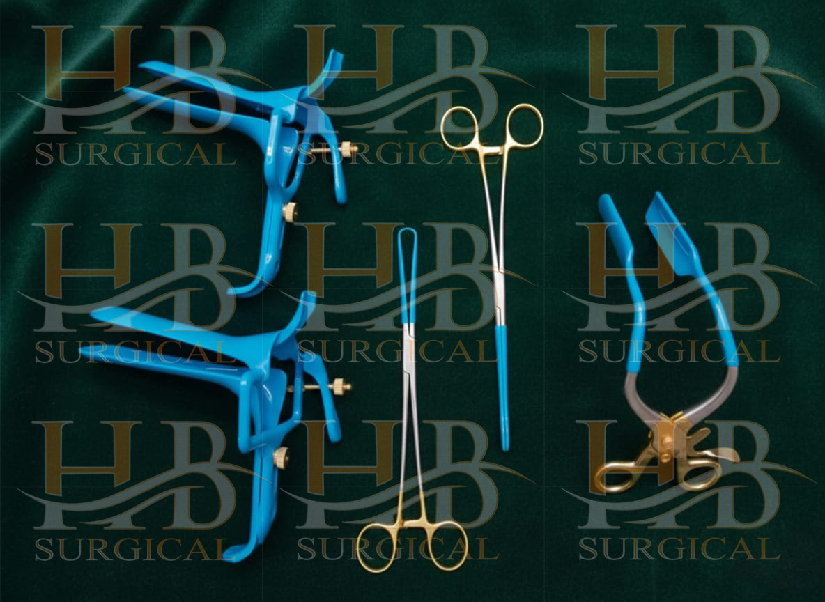 LLETZ Blue Coated Gynecology Instruments Kit, Electro-Surgical Use