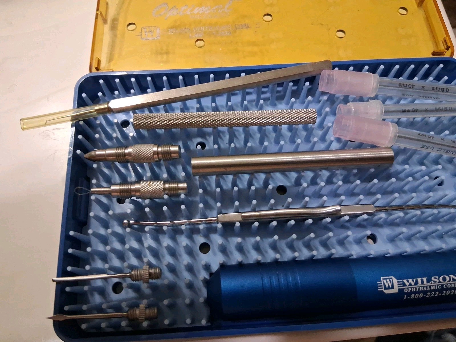 9 Pcs Foreign Body Removal Reusable Kit for Ophthalmic Procedure Surgical Kit