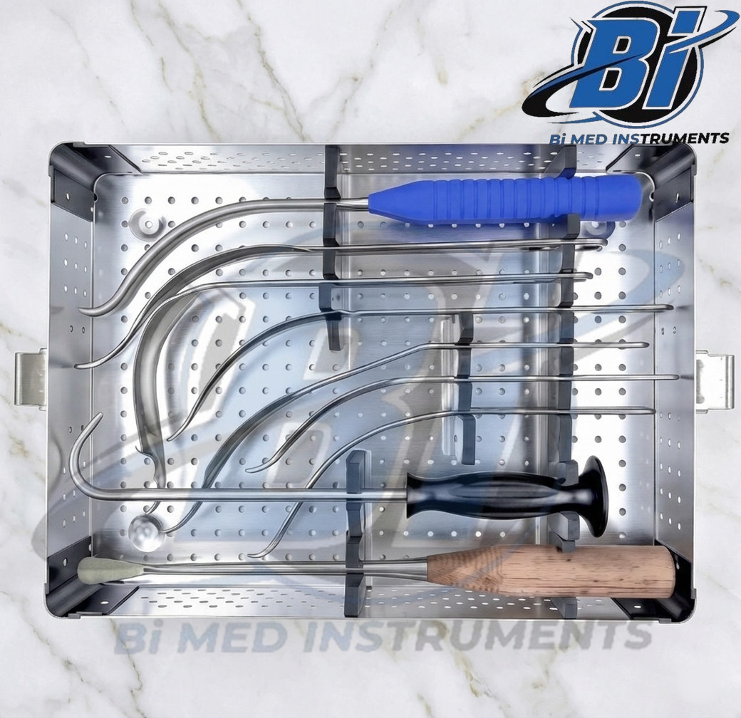 Hip Joint Surgical Retractors Set – 9 Pcs Orthopedic Instruments