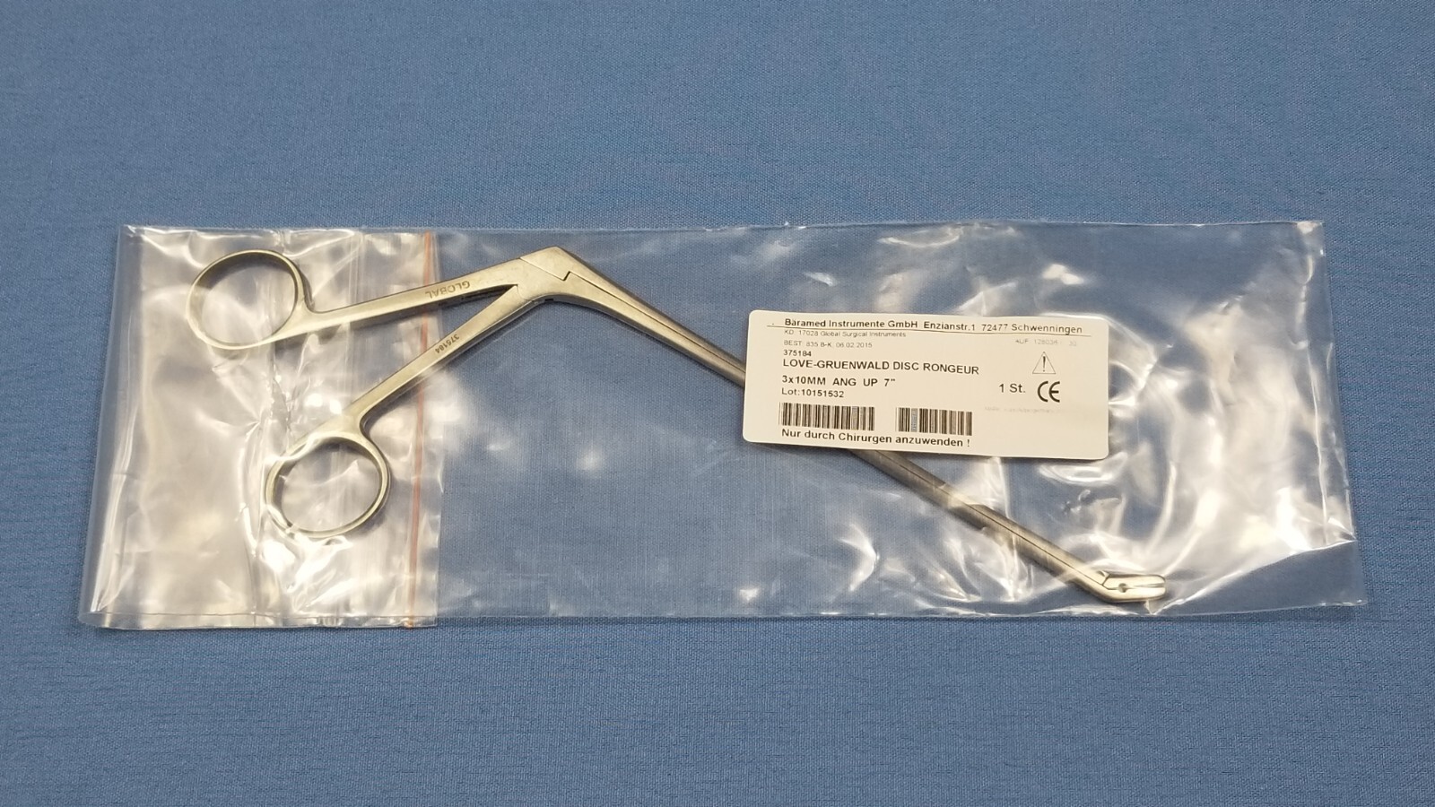 German Stainless Steel Love – Gruenwald Disc Rongeur 375184