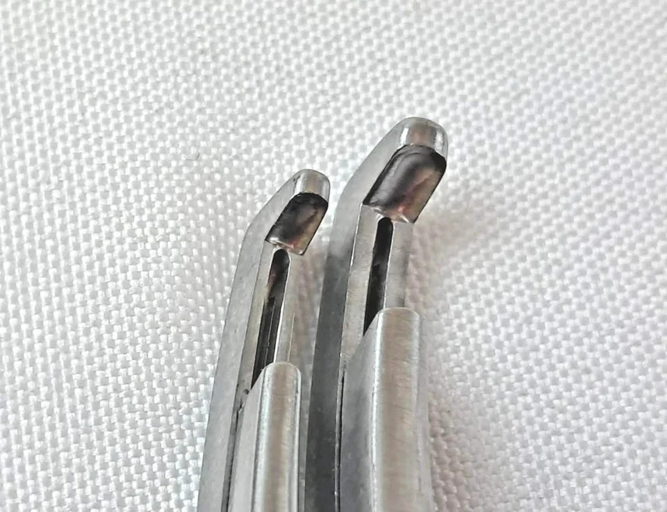 2pc Kerrison Rongeur Set 2mm 3mm 40° Up Bite 8″ V Mueller Spurling Neurosurgical