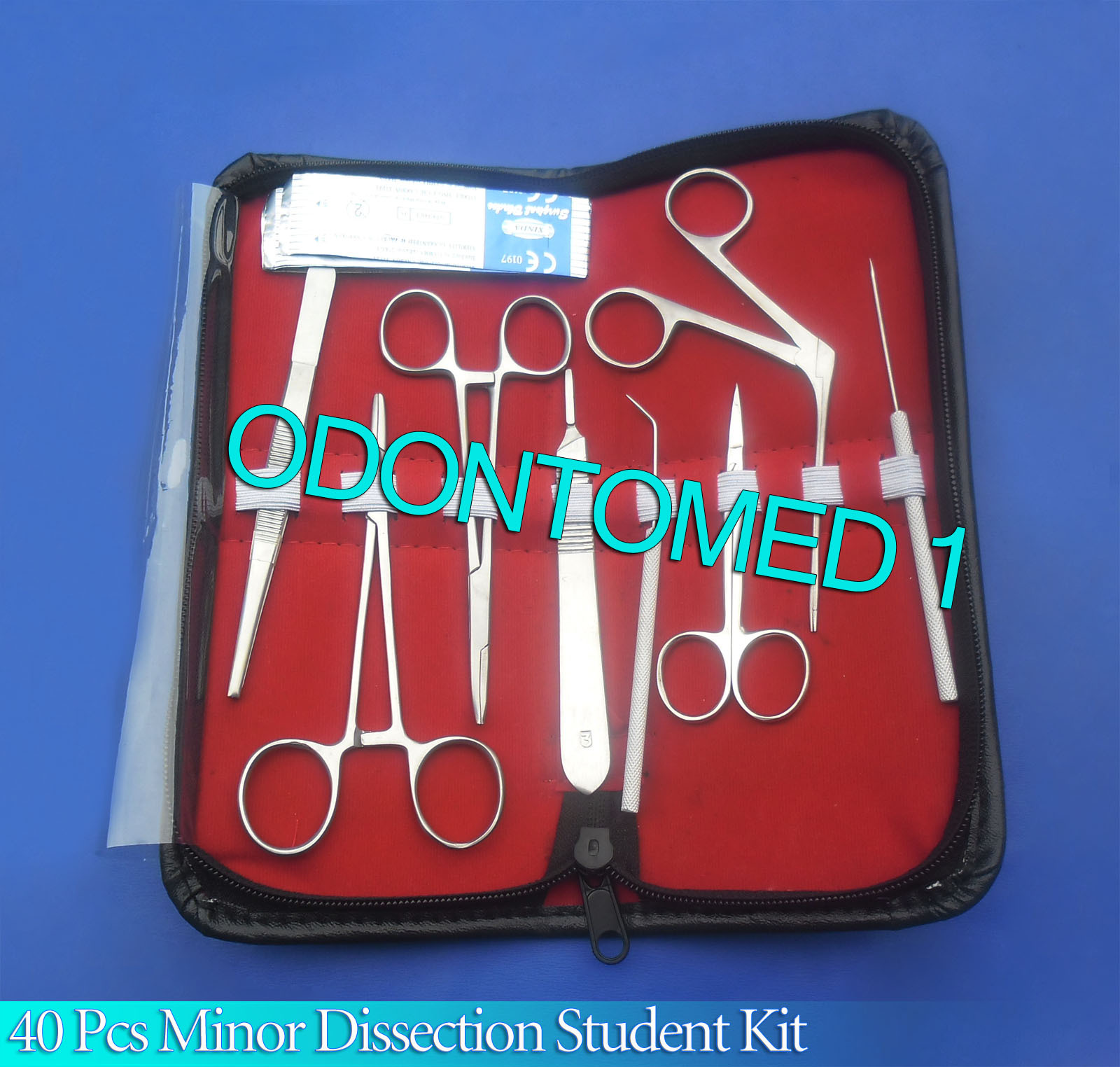 40 PC MINOR DISSECTION STUDENT SURGICAL INSTRUMENTS KIT DS-1101