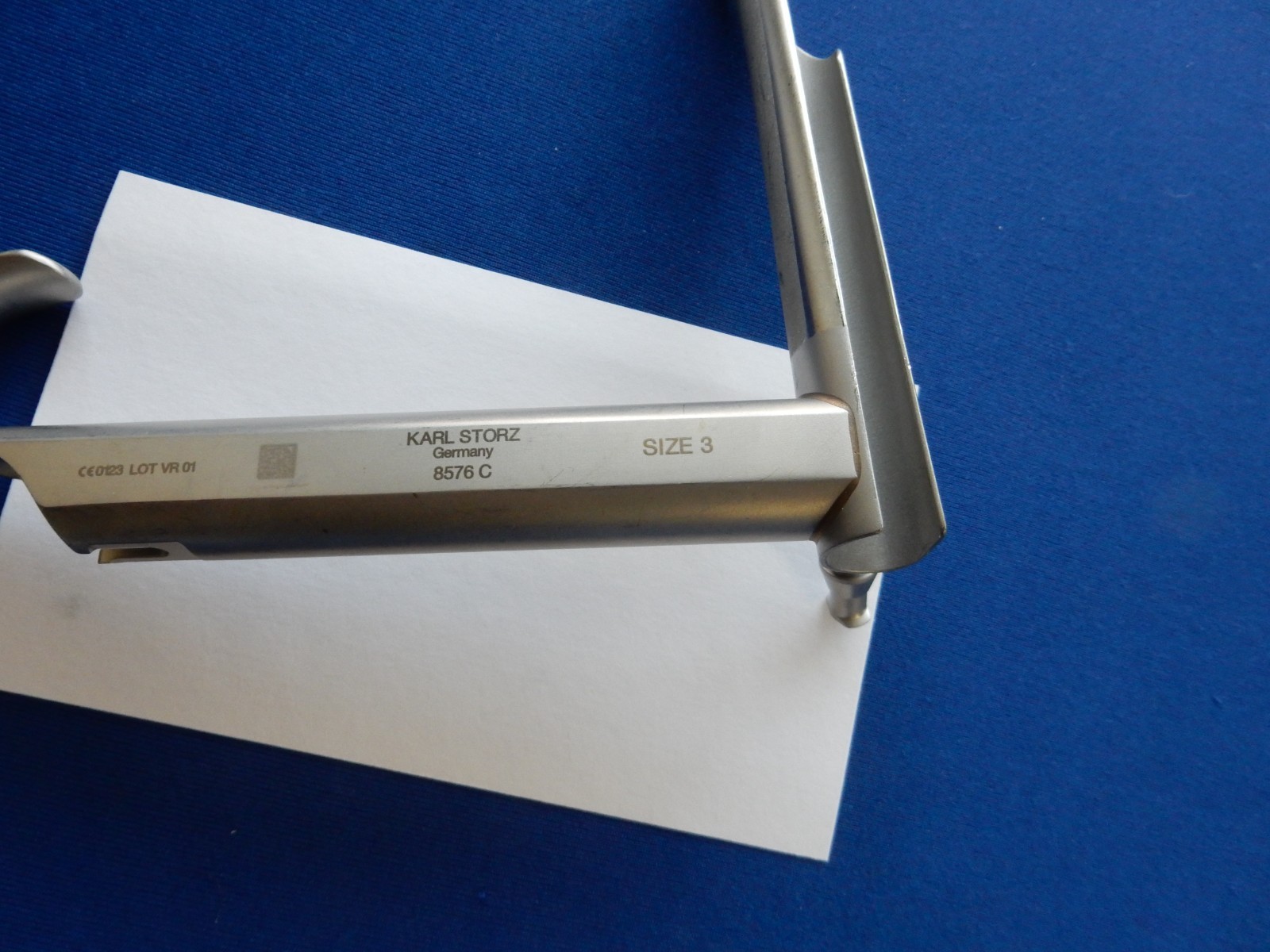 Storz 8576C Parsons Pediatric ENT Size 3 Laryngoscope