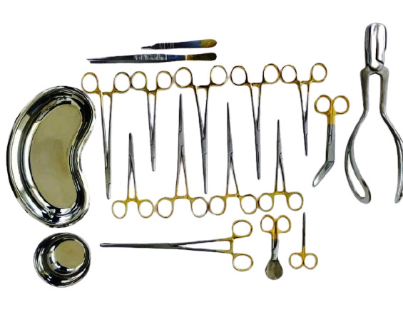 Delivery Set 16 Pcs GYN Surgical Instruments