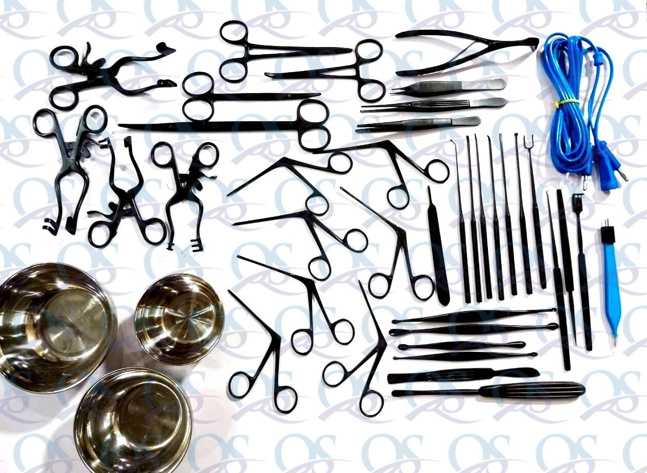 Tympanoplasty micro ear surgery surgical instruments Set 43 Pcs