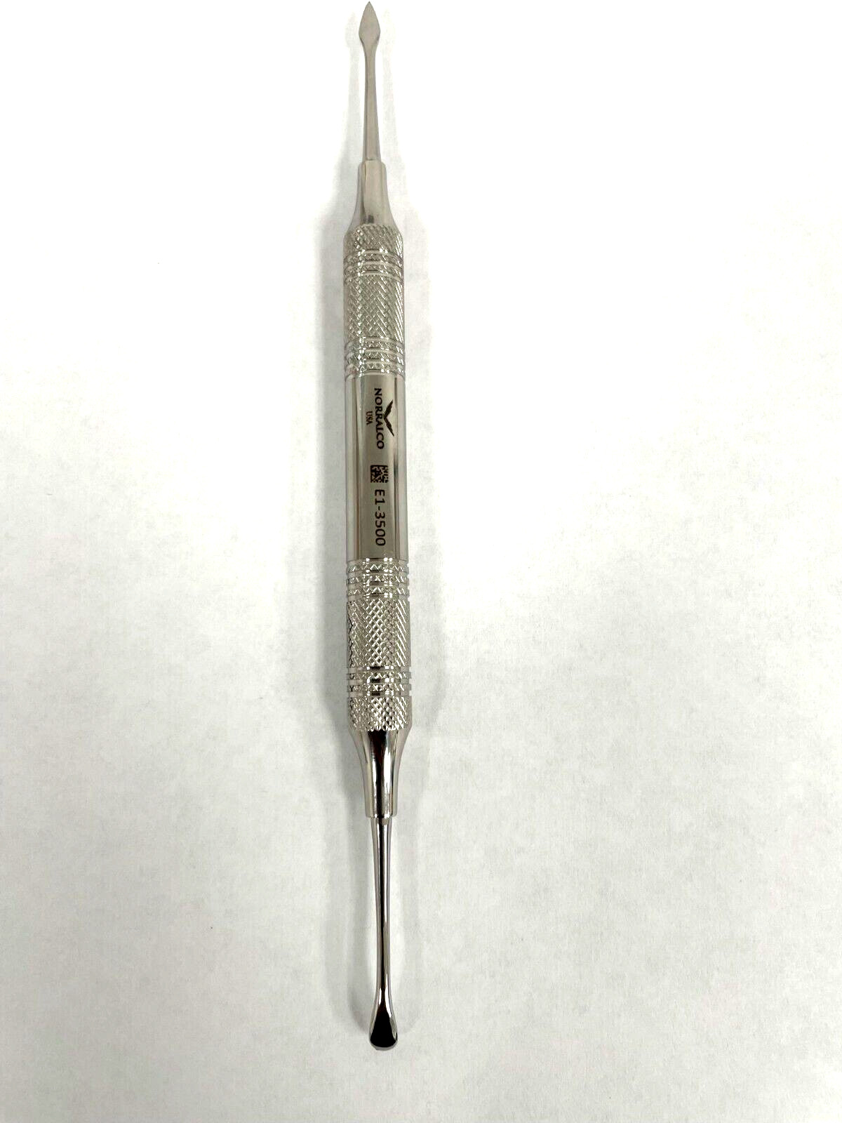 Set of 4 Buser Periosteal Elevators, Double Ended, Sharp, 4mm Blades, Premium