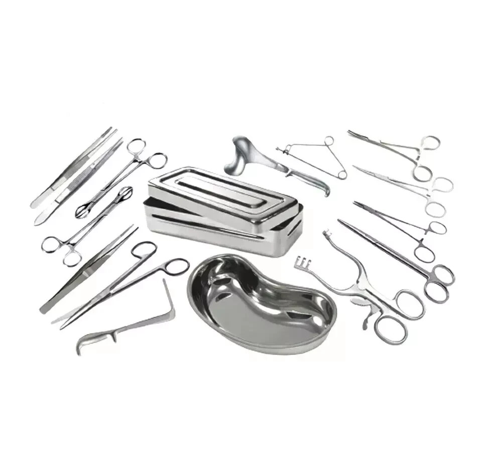 Hysterectomy Abdominal Surgery Set Vaginal Hysterectomy Instrument 62 pcs