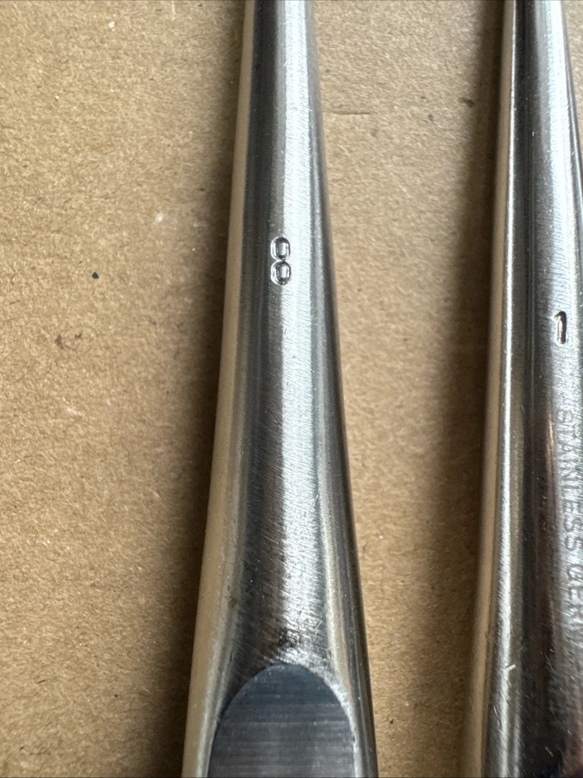 Brun Oval Cup Curette Surgical Orthopedic Instrument Stainless Steel Set of 5