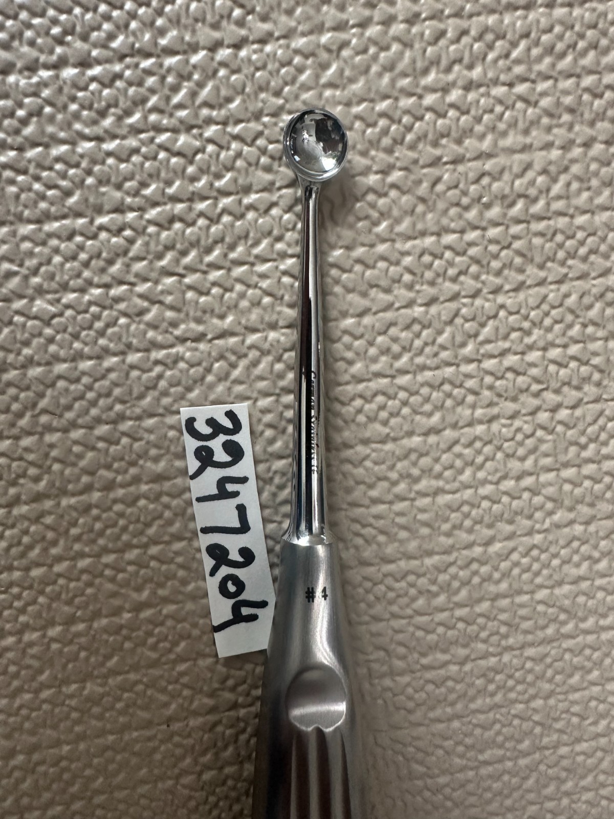1PCS–BRUN ORTHOPEDIC CURETTES#4—- 6-3/4″