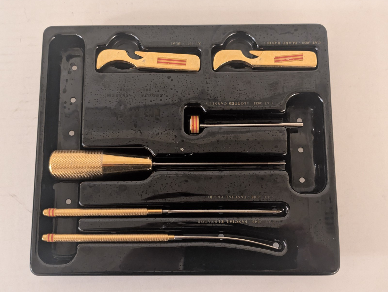 Instratek 3010 Endoscopic Plantar Fasciotomy Set with Case 6 piece Tools