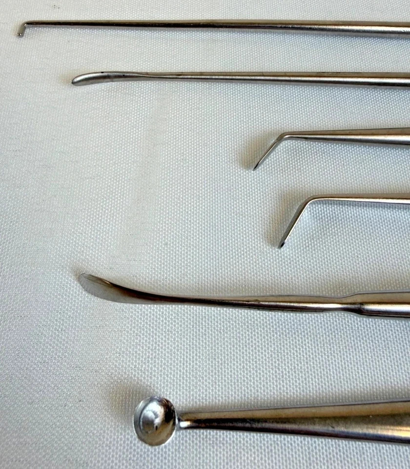 Set of 6 Codman Penfield Dissectors Probe Elevator Neuro Spine Orthopedics