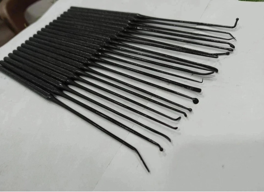 Aesculap Rhoton Micro Dissector Set 20Pcs Black Neurosurgery Instruments