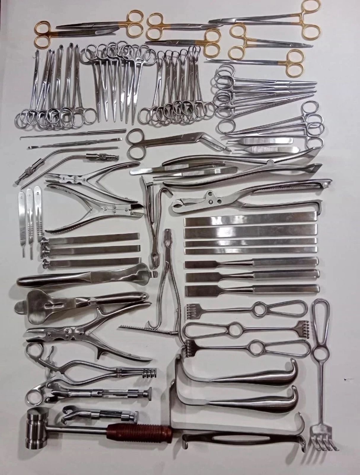 Basic Major Orthopedic Lot Of 74 Pcs Set Surgical Instruments