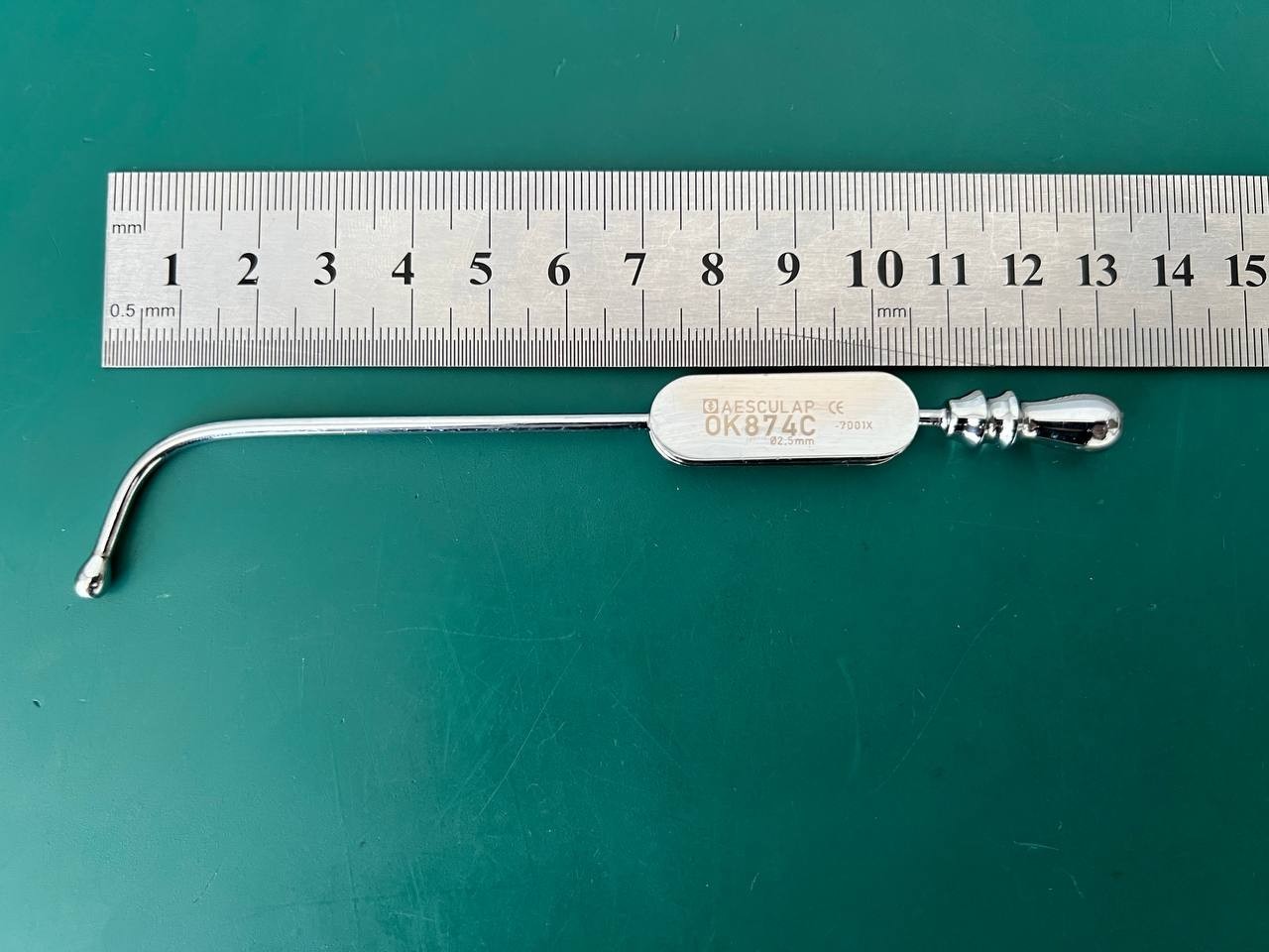 Aesculap OK874C Eicken Irrigation Blunt Cannula 2.5mm X 5″ Length