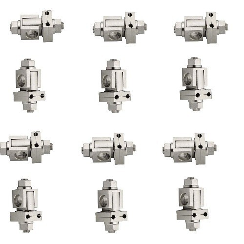 Orthopedic Double Pin Clamp External Fixator Pack of 12 pcs Surgical Instrument