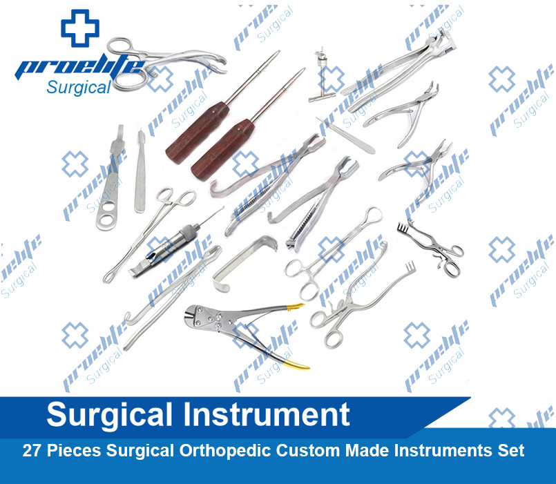 27 Pieces Surgical Orthopedic Custom Made Instruments Set