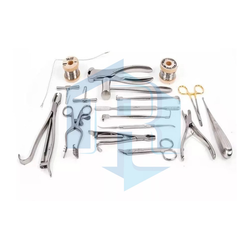 Veterinary Orthopedic 17 PCs Set Surgical Veterinary Orthopedic Instruments