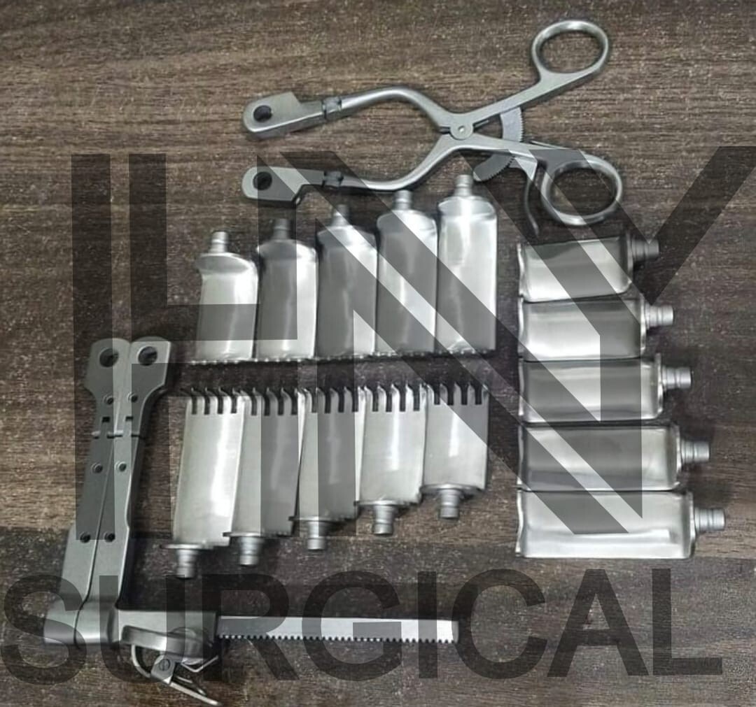 neuro spine caspar cervical retractor complete set orthopedic instruments