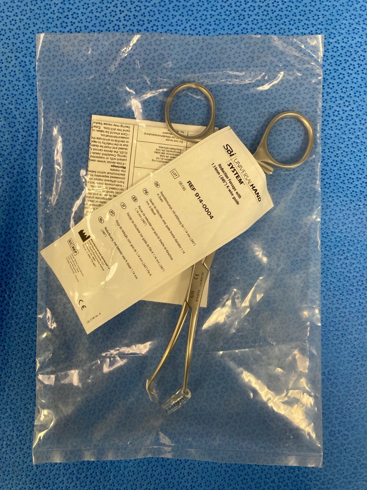 SBI Small Bone Innovations 914-0004 Hand Reduction Forceps 1.14mm (0.45″)