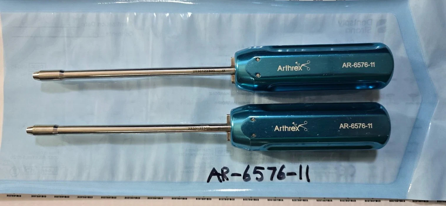 2 Pcs Arthrex AR-6576-11 Reusable Obturator Handle Arthroscopy Instrument