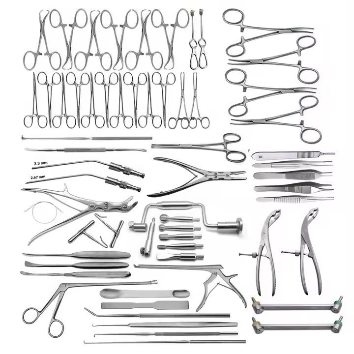 NeuroSurgery Instruments Set Of 151 PCS German Stainless Steel Surgical Instrum