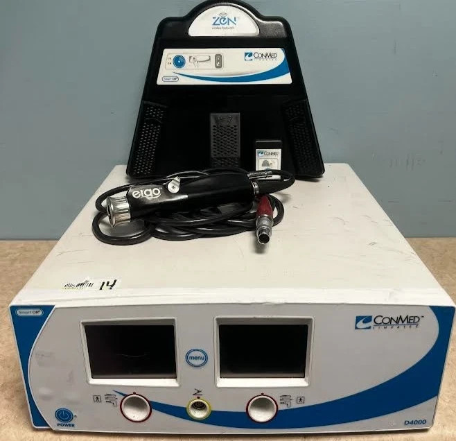 ConMed/Linvatec D4000 Console w/W1000Wireless Footswitch & D4240 ERGO Shaver