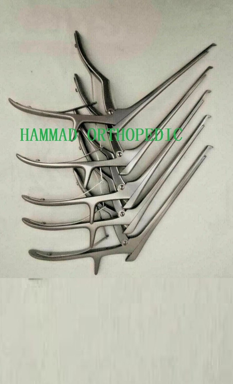 Premium Kerrison Rongeurs Cervical Set 5 Pcs Orthopedic Surgical SS