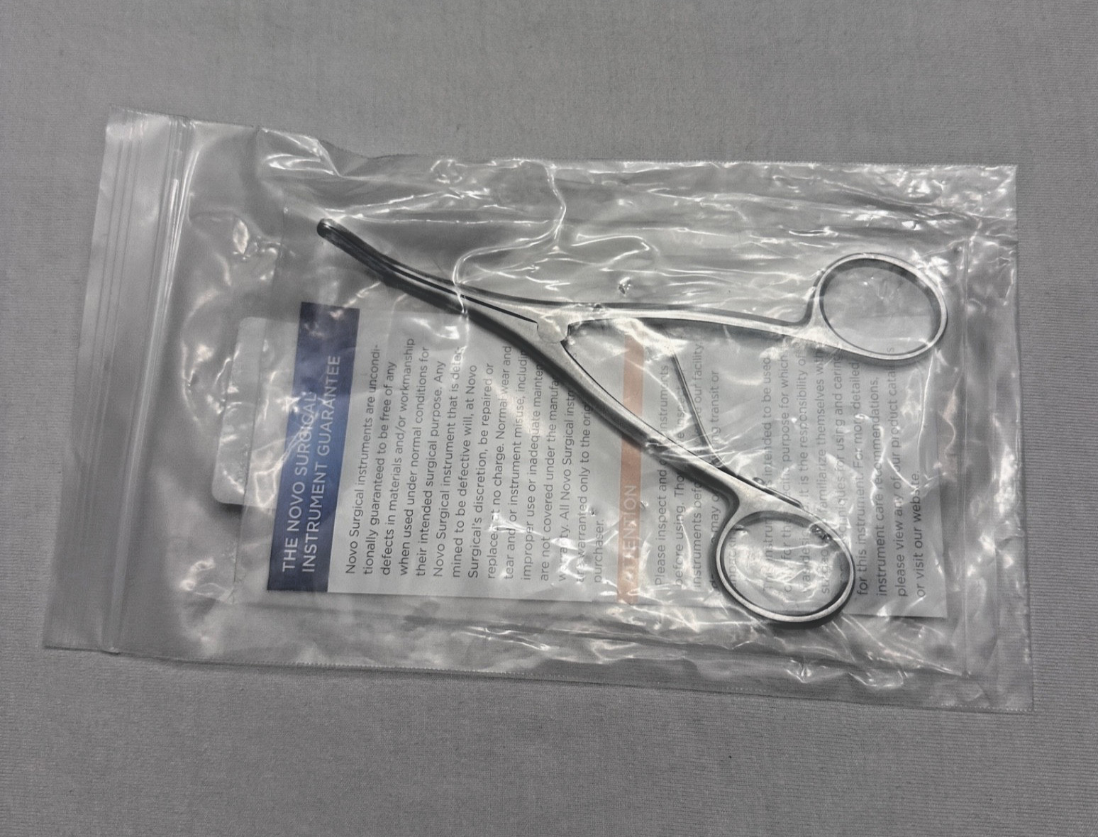 Novosurgical E8477-13 Trosseu Tracheal Dilator dual-bladed curved adult 5 1/2″